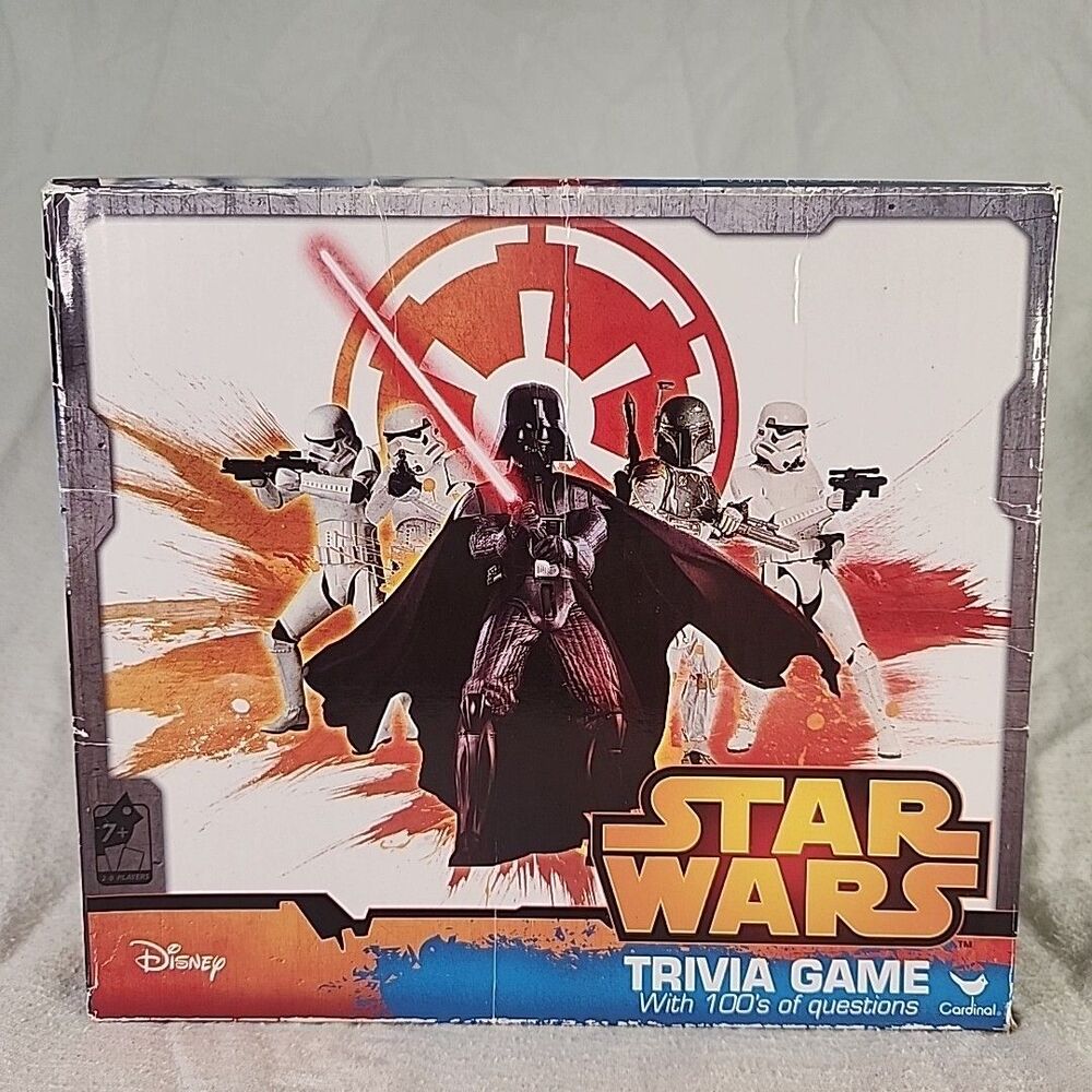 Game Disney STAR WARS Trivia Box Cardinal Games Original Set Complete Lucasfilm